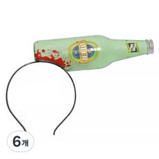 알럽홈 할로윈 코스프레 머리띠, 병, 6개