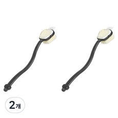 알로데 쾌적한 마사지 샤워 양면 브러쉬, TYPE03 그레이, 2개입, 2개