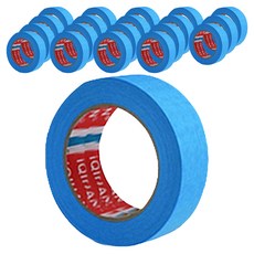 iQIHAN Dada 彩色紙膠帶 藍色 25 mm x 20 m, 20個