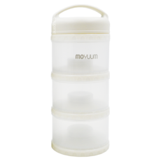 MOYUUM 三層奶粉盒, 灰白色, 2個