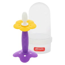 Sillymann 固齒器 鉑金矽膠 耐高溫 易清洗, 固齒器 + 透明收納盒, 紫色, 1個