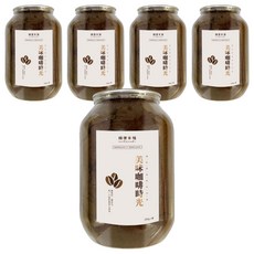 順便幸福 典藏罐裝咖啡粉-黑糖烤杏仁, 咖啡粉, 200g, 5罐