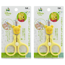 Akachan 阿卡將 維尼鎖扣式安全防護剪刀 3個月以上, JHK-27569, 2個