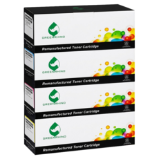 GREENRHINO 綠犀牛 HP CF210X/CF211A/CF212A/CF213A 131X/131A 兼容環保碳粉匣 M251nw/M276nw適用, 1套, 黑色 + 紅色 + 黃色 + 藍色