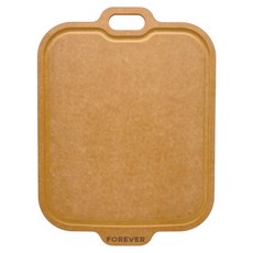 FOREVER 松木纖維可立式砧板 附掛鉤, 掛勾款 原木色, 1入