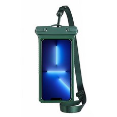 Pang Seller 智慧型手機硬殼防水袋保護殼, 1個, 綠色