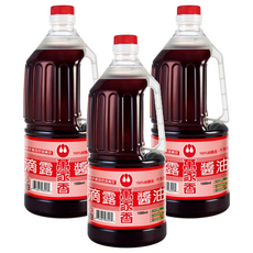 萬家香 滴露醬油 潔淨無添加, 1.5L, 3瓶