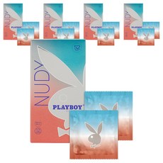 플레이보이 누디 울트라씬 초박형 콘돔, 5개, 12개입