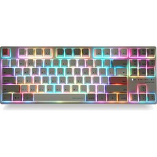 Thinkway DuGuard Tochetti RGB Cherry 有線鍵盤低噪音累積, 無數字鍵盤, TCT-RGB, 暖米色