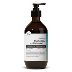 Su organic All In One香氛保濕洗髮沐浴露 12 Aqua Kiss, 1000ml, 1個
