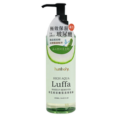 hanboly 絲瓜玻尿酸保濕卸妝油 補水/飽水/鎖水 溫和不刺激, 250ml, 1瓶