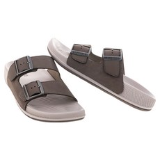 SKECHERS 女款 HYPER SLIDE 拖鞋 140466DKTP, 26cm, 棕色