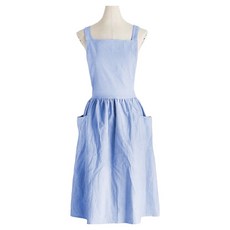 피어니스트 바리스타 작업복 앞치마, 블루, 1개