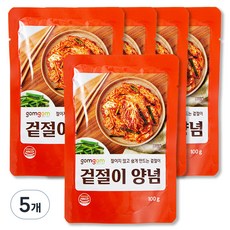 곰곰 겉절이 양념, 100g, 5개