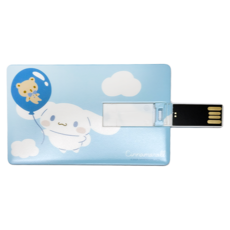 Sanrio 三麗鷗 大耳狗 喜拿卡片式USB2.0 插畫風格隨身碟 Haushin01, 128GB, 1個