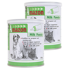 愛美康寵物代母奶粉，含所有牛奶蛋白, 500g, 2罐