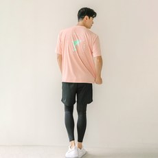 TUBE TREE 男性寬鬆版短袖防磨衣上衣 + 海灘褲套裝 AE8206PL