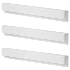 인앳홈 벽부착 롱 치약 튜브 클립, 화이트, 3개