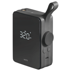 HOTO 小猴 充氣寶 便攜式電動打氣機 QWCQB001 ABS+PC材質 2500mAh電池容量, 黑色, 1個