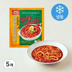 푸딩팩토리 매콤 누들떡볶이 (냉동), 500g, 5개