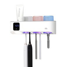 오아 클린이퓨어C 대용량 유선 무선겸용 UV C LED 살균 칫솔 건조기, OTS-006WH, 화이트