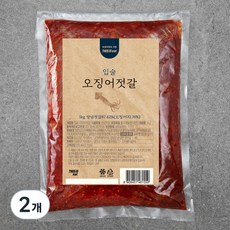 입술젓갈 오징어젓, 1kg, 2개