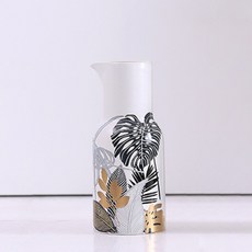 PAGE127 熱帶植物圖案花瓶, 混合顏色