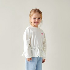 마리앤모리 아동용 셔링레이어드 티셔츠