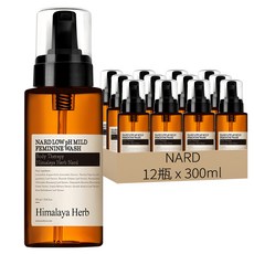 NARD 女性私密處溫和清潔露 多種植物和中藥材配方 清爽保濕, 300ml, 12瓶