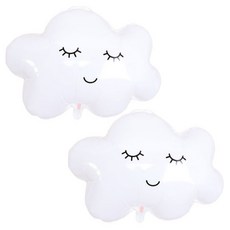 泰坦盛宴派對氣球, 2個, 微笑雲朵