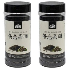아따꼬시네 우영식품 통주물에서 볶아 더욱 고소한 볶음흑깨, 200g, 2개