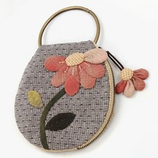 BYHANDS 小物製作 花開時卡片環 拼布DIY, 1個, 混合色