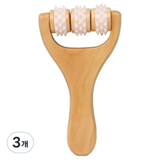 리와일딩 그립 마시지볼 81 x 35 x 151 mm, 3개, 화이트