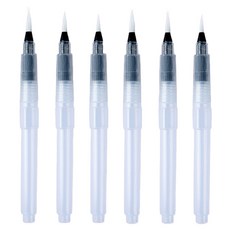 柔軟水彩筆 02 6件組, 1套, 120mm