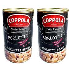 COPPOLA 柯波拉 義大利天然紅點豆, 400g, 2罐