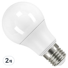 오스람 벌브 플리커프리 LED전구 E26 8W, 백색, 2개