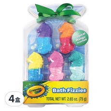 Crayola 繪兒樂 海馬款彩色入浴球, 75g, 4盒