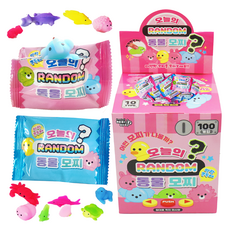 Happy Kids Mall 動物麻糬軟Q觸感發展玩具 100入, 1個, 隨機出貨