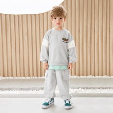 WALTONKIDS 兒童款Triple Bear配色上下裝套裝