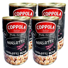 COPPOLA 柯波拉 義大利天然紅點豆, 400g, 4罐