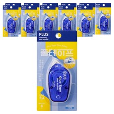 플러스 풀테이프 원액션 TG-1920 8.4mm x 8m, 블루, 12개