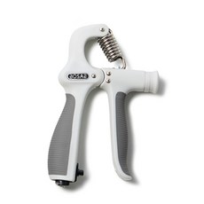 보새 강도조절 카운팅 악력기 5~60kg, 그레이, 1개