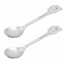 眨眼的熊勺, 銀色, 湯匙 2入, 1組