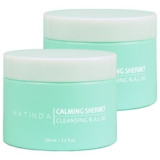 Natinda 鎮靜雪酪卸妝膏, 100ml, 2個