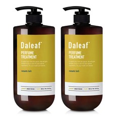 Daleaf 香氛護髮素 浪漫草本香, 1L, 2入
