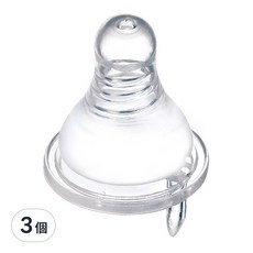 Simba 小獅王辛巴 超柔防脹氣標準圓孔奶嘴 L, 6個月以上, 3個