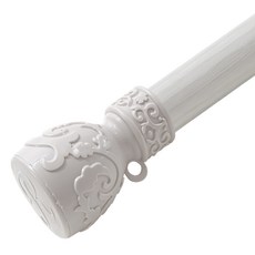 SUNDECO 印花窗簾桿 25mm+調節支架, 軟橡木