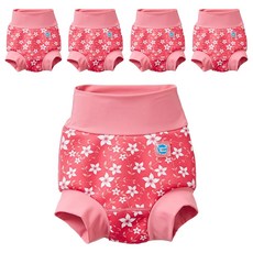 Splash About 全新 Happy Nappy 3D加強版 游泳尿布褲, L, 5件
