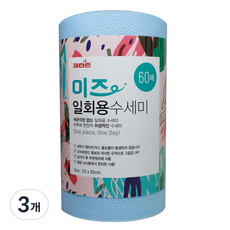 CLEANSON 拋棄式菜瓜布 20*30cm 顏色隨機, 60張, 3捲