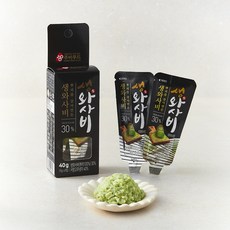 주비푸드 뿌리를 갈아만든 생와사비 30% 4개입, 40g, 1개
